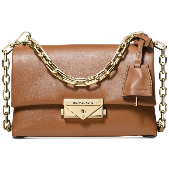 Michael Kors Handbags - 014 - Michael Kors Cece Xs Chain Leather Crossbody